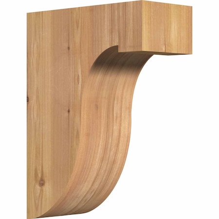 Ekena Millwork Del Monte Smooth Corbel, Western Red Cedar, 5 1/2"W x 12"D x 16"H COR06X12X16DEL00SWR
